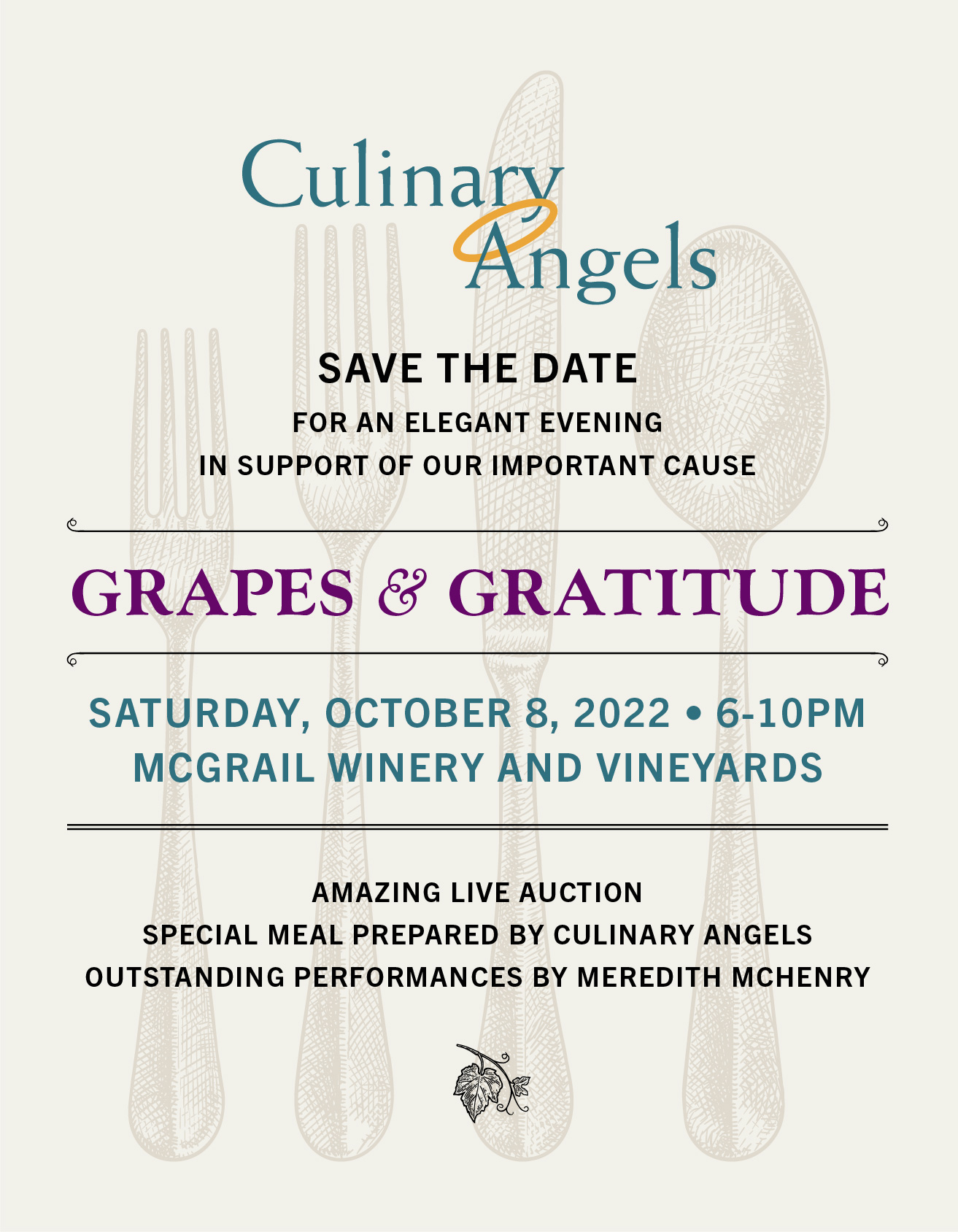 Grapes & Gratitude Save the Date