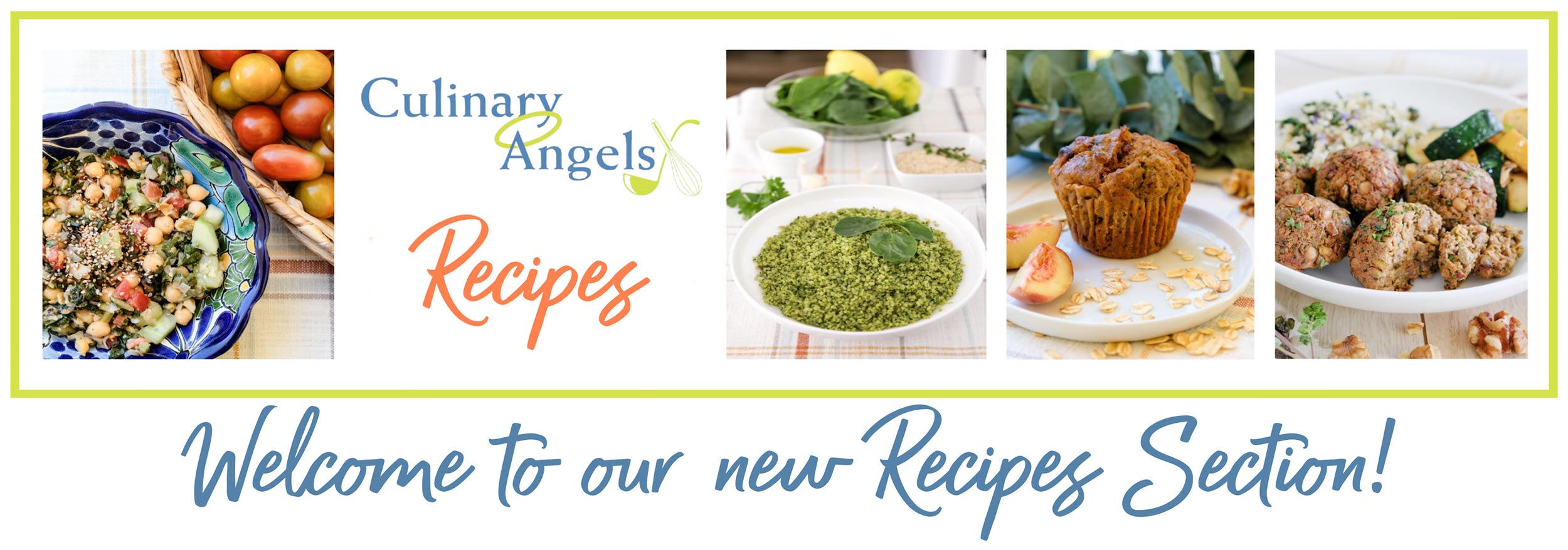 Welcome to our new recipe section!